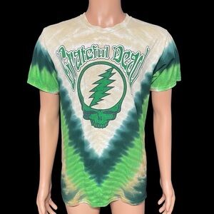 Grateful Dead Sundog Green M Countdown 2 Sided Tie Dye Short Sleeve Tee in EUC